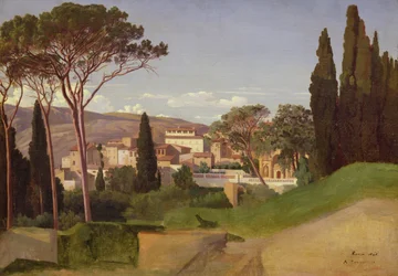 Veduta di una villa romana, 1844